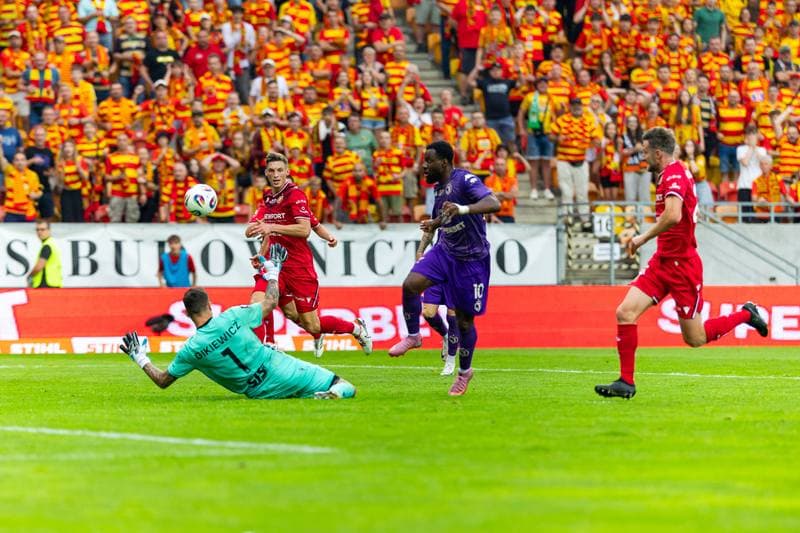 Football. PKO BP Ekstraklasa. Jagiellonia Bialystok - Widzew Lodz. 27.07.2025