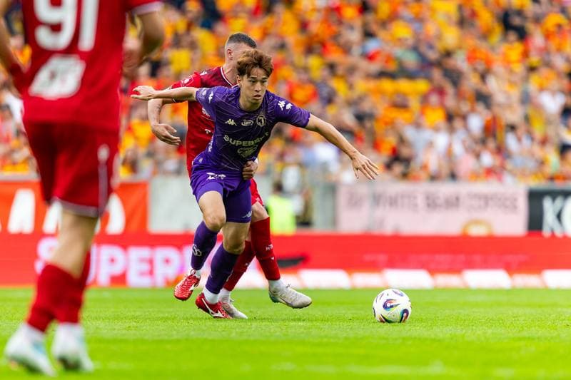 Football. PKO BP Ekstraklasa. Jagiellonia Bialystok - Widzew Lodz. 27.07.2025