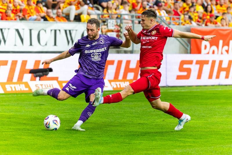 Football. PKO BP Ekstraklasa. Jagiellonia Bialystok - Widzew Lodz. 27.07.2025