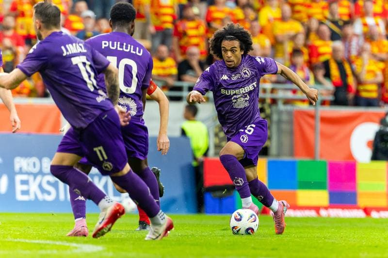 Football. PKO BP Ekstraklasa. Jagiellonia Bialystok - Widzew Lodz. 27.07.2025
