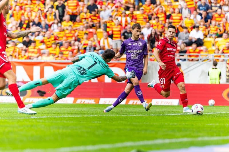 Football. PKO BP Ekstraklasa. Jagiellonia Bialystok - Widzew Lodz. 27.07.2025