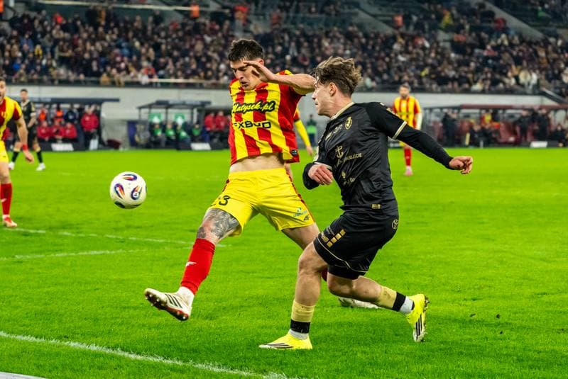 Football. PKO BP Ekstraklasa. Pogon Szczecin - Korona Kielce. 16.03.2026