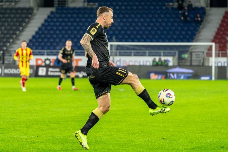Football. PKO BP Ekstraklasa. Pogon Szczecin - Korona Kielce. 16.03.2026