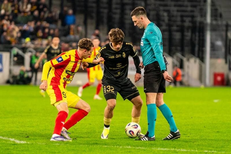 Football. PKO BP Ekstraklasa. Pogon Szczecin - Korona Kielce. 16.03.2026