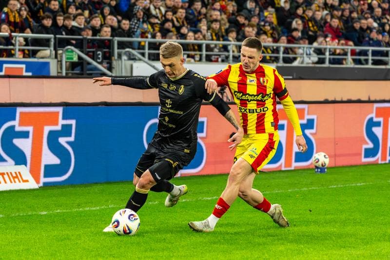 Football. PKO BP Ekstraklasa. Pogon Szczecin - Korona Kielce. 16.03.2026