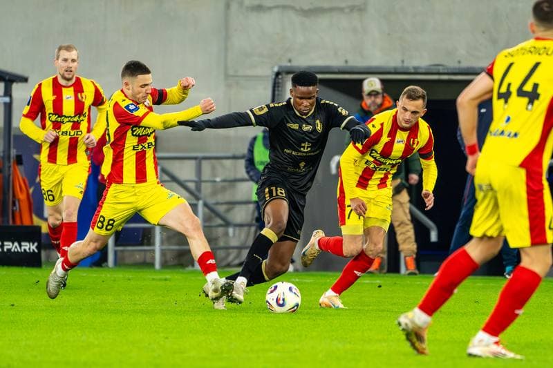 Football. PKO BP Ekstraklasa. Pogon Szczecin - Korona Kielce. 16.03.2026