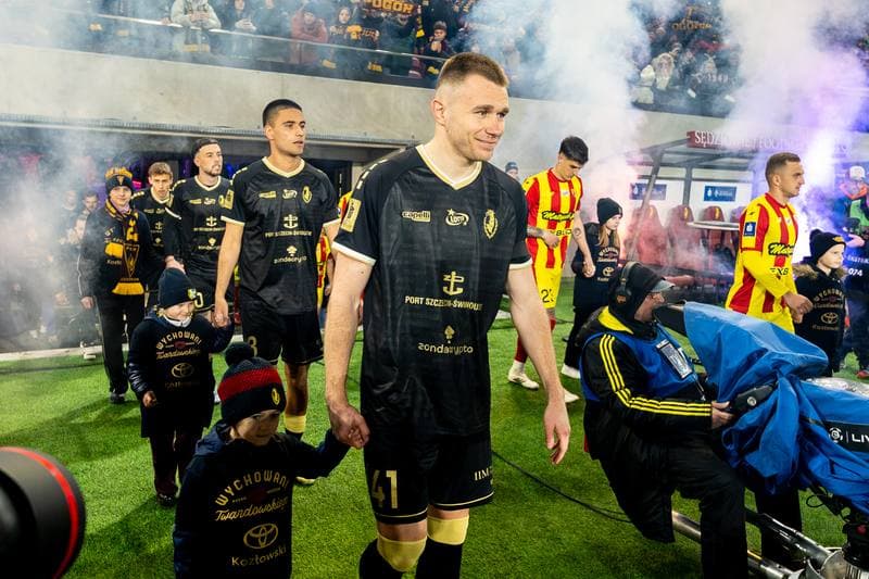 Football. PKO BP Ekstraklasa. Pogon Szczecin - Korona Kielce. 16.03.2026