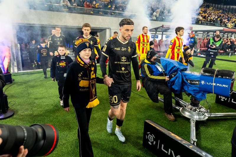 Football. PKO BP Ekstraklasa. Pogon Szczecin - Korona Kielce. 16.03.2026
