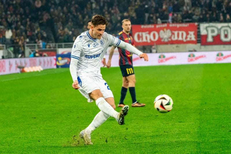 Football. PKO BP Ekstraklasa. Pogon Szczecin - Lech Poznan. 01.03.2025