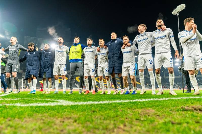 Football. PKO BP Ekstraklasa. Pogon Szczecin - Lech Poznan. 01.03.2025