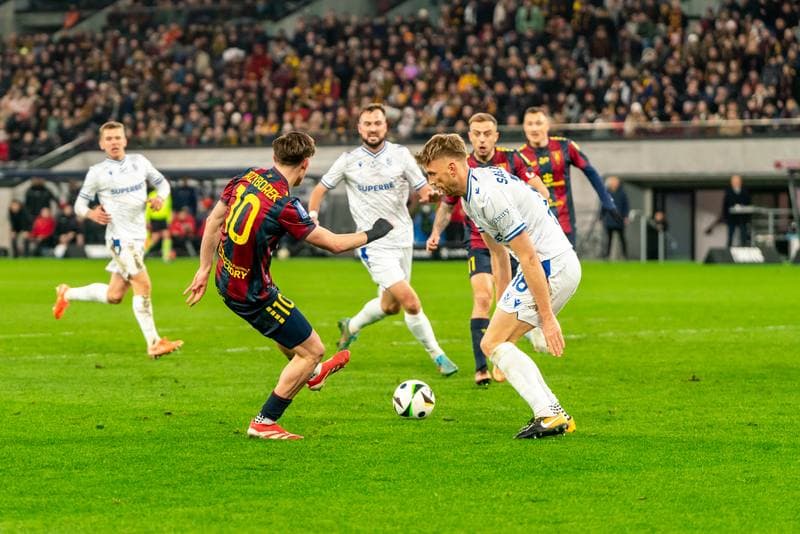 Football. PKO BP Ekstraklasa. Pogon Szczecin - Lech Poznan. 01.03.2025