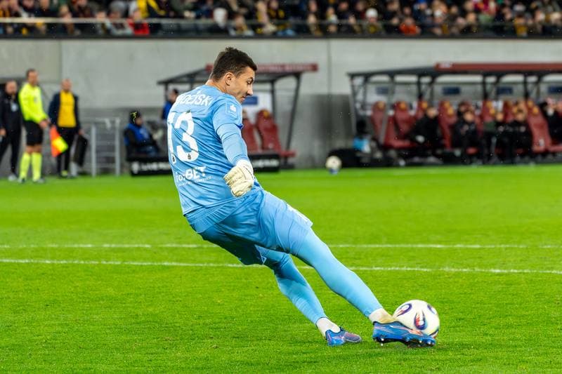 Football. PKO BP Ekstraklasa. Pogon Szczecin - Cracovia Krakow. 25.10.2025