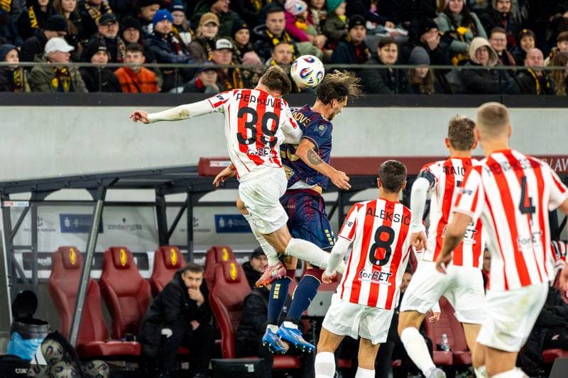 Football. PKO BP Ekstraklasa. Pogon Szczecin - Cracovia Krakow. 25.10.2025
