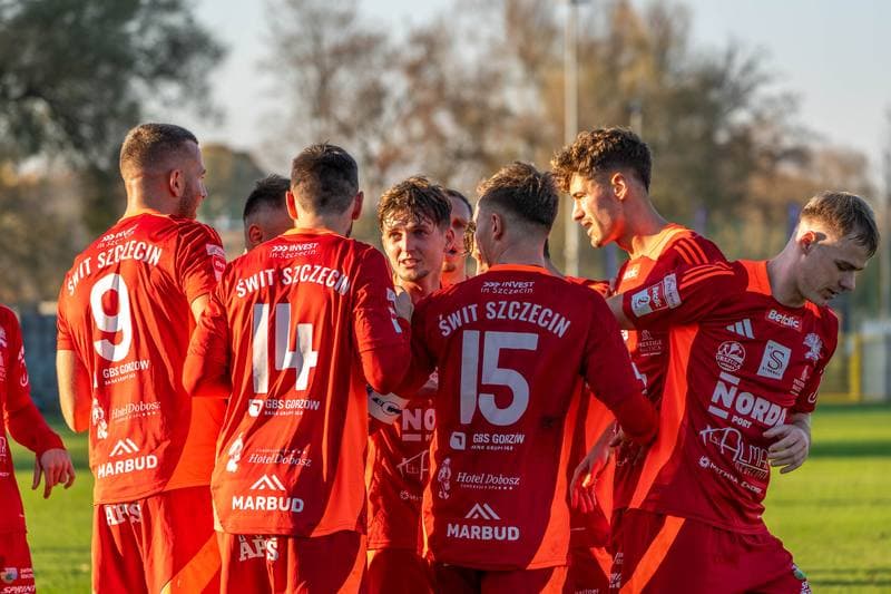 Football. Betclic 2 liga. Swit Szczecin - Rekord Bielsko Biala. 08.11.2025