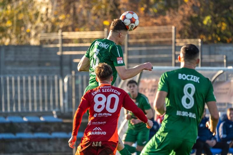 Football. Betclic 2 liga. Swit Szczecin - Rekord Bielsko Biala. 08.11.2025