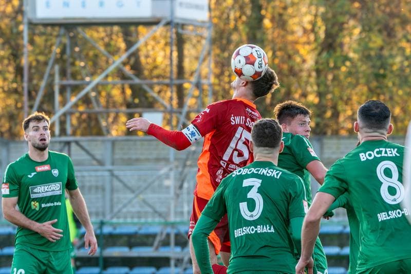 Football. Betclic 2 liga. Swit Szczecin - Rekord Bielsko Biala. 08.11.2025
