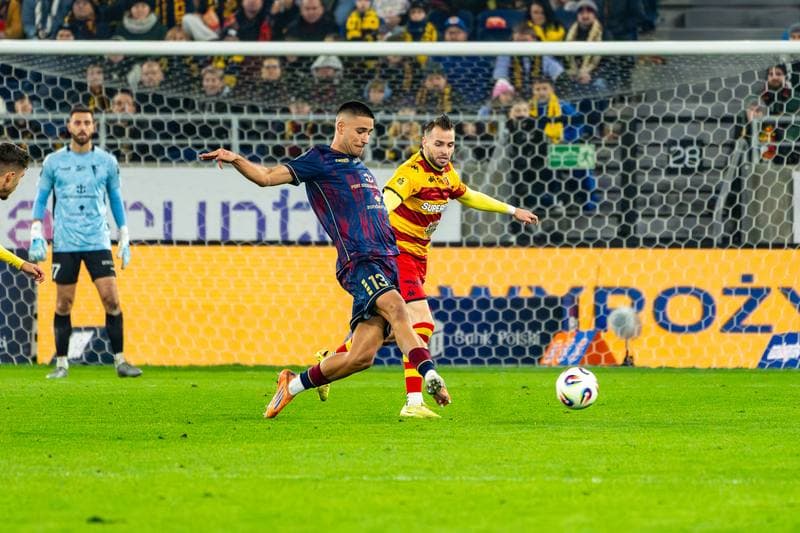 Football. PKO BP Ekstraklasa. Pogon Szczecin - Jagiellonia Bialystok. 09.11.2025