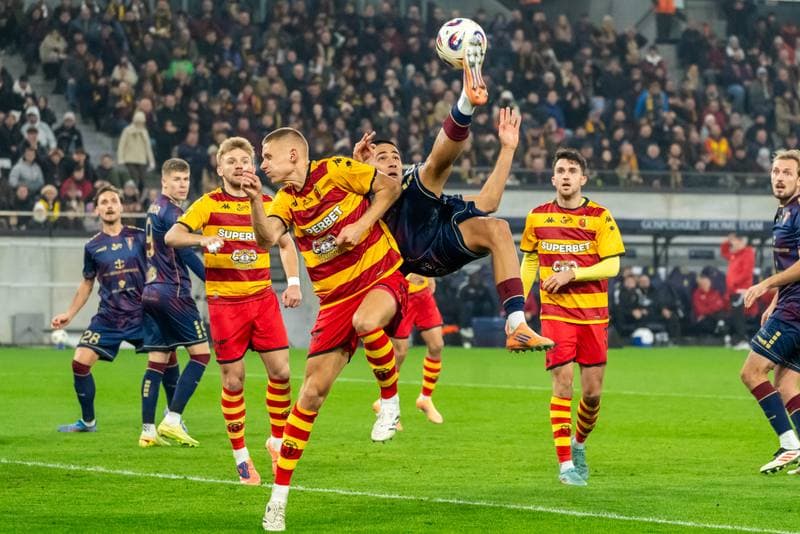 Football. PKO BP Ekstraklasa. Pogon Szczecin - Jagiellonia Bialystok. 09.11.2025