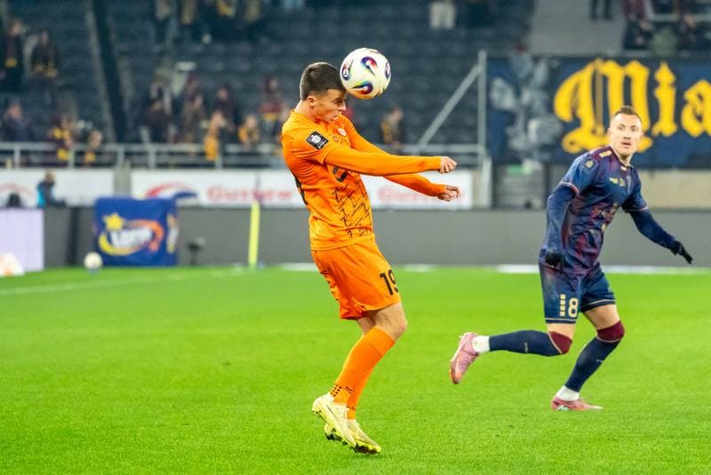 Football. PKO BP Ekstraklasa. Pogon Szczecin - Zaglebie Lubin. 24.11.2025