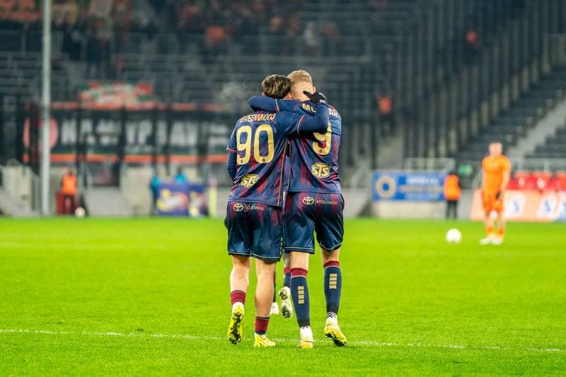 Football. PKO BP Ekstraklasa. Pogon Szczecin - Zaglebie Lubin. 24.11.2025
