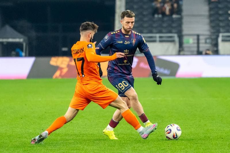 Football. PKO BP Ekstraklasa. Pogon Szczecin - Zaglebie Lubin. 24.11.2025
