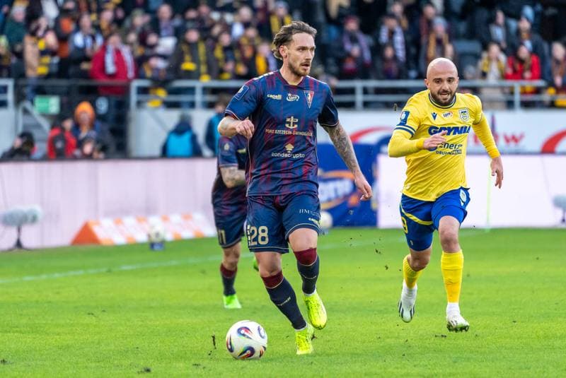 Football. PKO BP Ekstraklasa. Pogon Szczecin - Arka Gdynia. 15.02.2026