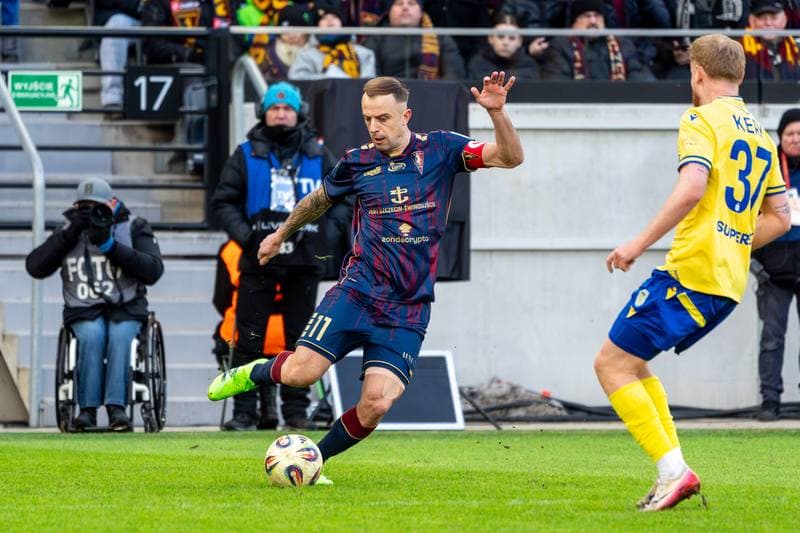 Football. PKO BP Ekstraklasa. Pogon Szczecin - Arka Gdynia. 15.02.2026