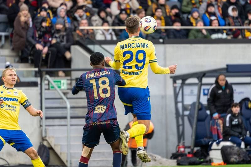 Football. PKO BP Ekstraklasa. Pogon Szczecin - Arka Gdynia. 15.02.2026