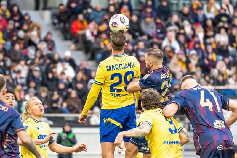 Football. PKO BP Ekstraklasa. Pogon Szczecin - Arka Gdynia. 15.02.2026