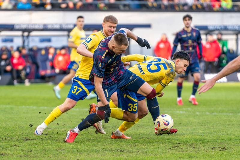 Football. PKO BP Ekstraklasa. Pogon Szczecin - Arka Gdynia. 15.02.2026