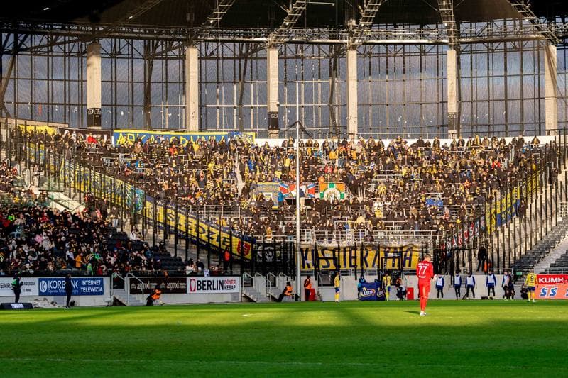 Football. PKO BP Ekstraklasa. Pogon Szczecin - Arka Gdynia. 15.02.2026