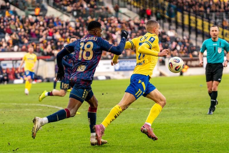 Football. PKO BP Ekstraklasa. Pogon Szczecin - Arka Gdynia. 15.02.2026