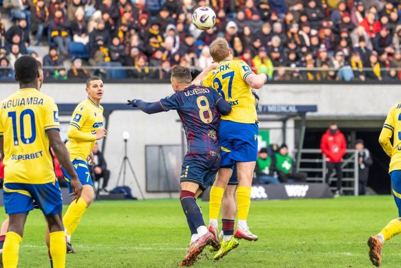 Football. PKO BP Ekstraklasa. Pogon Szczecin - Arka Gdynia. 15.02.2026