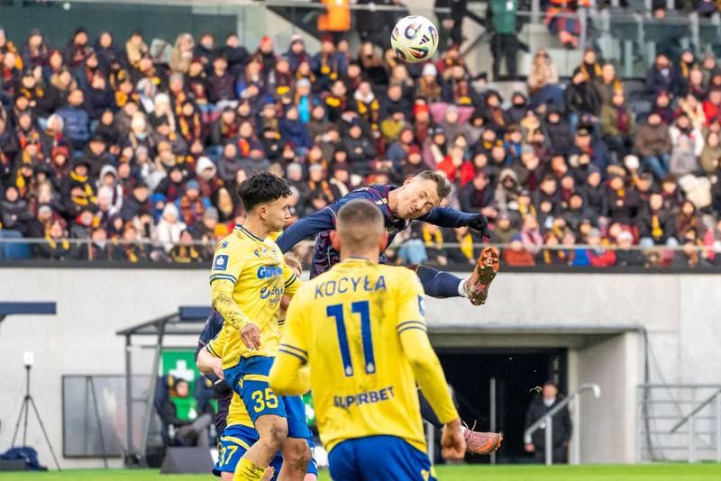 Football. PKO BP Ekstraklasa. Pogon Szczecin - Arka Gdynia. 15.02.2026