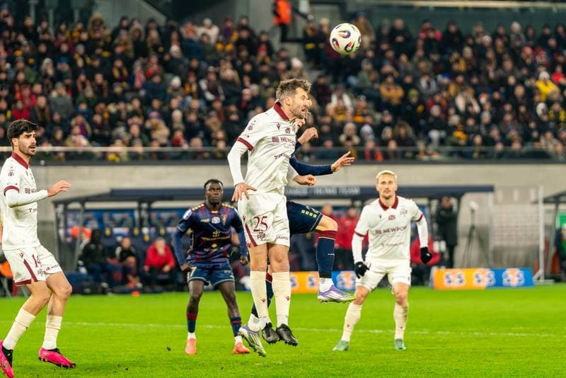 Football. STS Puchar Polski. Pogon Szczecin - Widzew Lodz. 02.12.2025