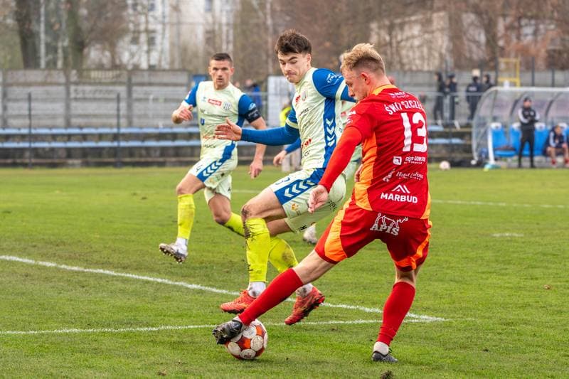 Football. Betclic 2 liga. Swit Szczecin - Sandecja Nowy Sacz. 30.11.2025