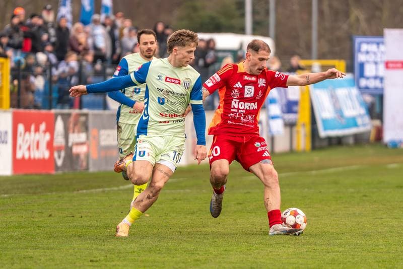Football. Betclic 2 liga. Swit Szczecin - Sandecja Nowy Sacz. 30.11.2025