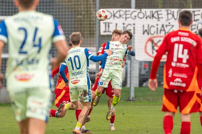 Football. Betclic 2 liga. Swit Szczecin - Sandecja Nowy Sacz. 30.11.2025
