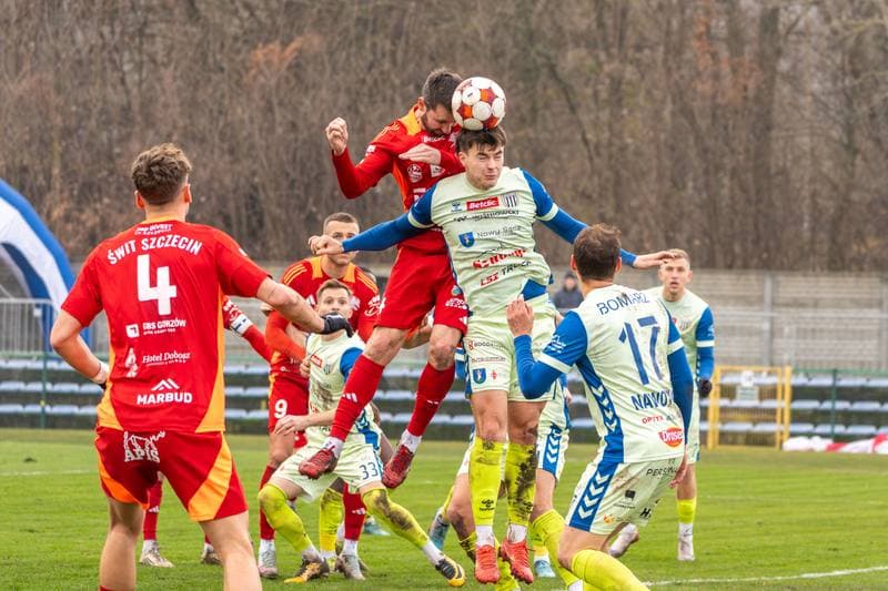 Football. Betclic 2 liga. Swit Szczecin - Sandecja Nowy Sacz. 30.11.2025