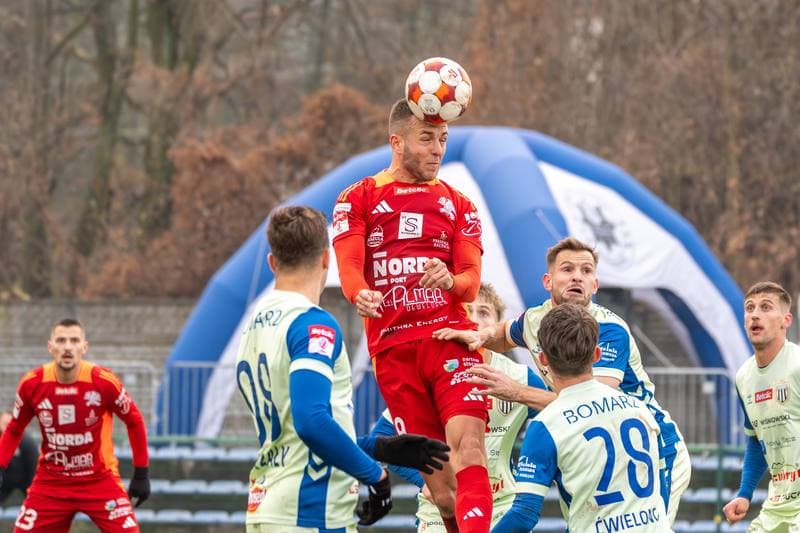Football. Betclic 2 liga. Swit Szczecin - Sandecja Nowy Sacz. 30.11.2025