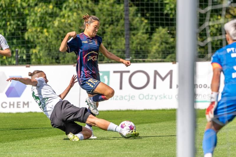 Football. Orlen Ekstraliga Kobiet. Pogon Szczecin - Rekord Bielsko Biala. 24.08.2025