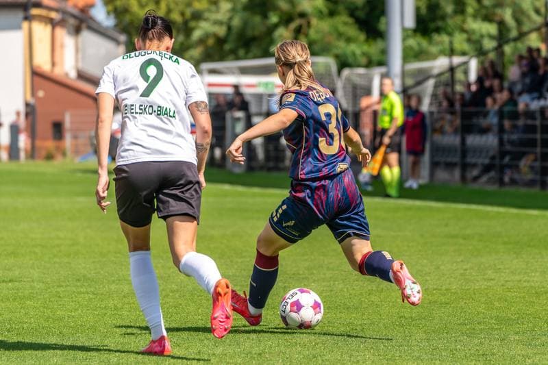 Football. Orlen Ekstraliga Kobiet. Pogon Szczecin - Rekord Bielsko Biala. 24.08.2025
