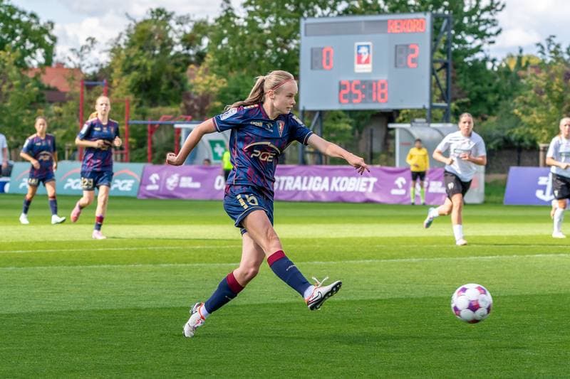 Football. Orlen Ekstraliga Kobiet. Pogon Szczecin - Rekord Bielsko Biala. 24.08.2025