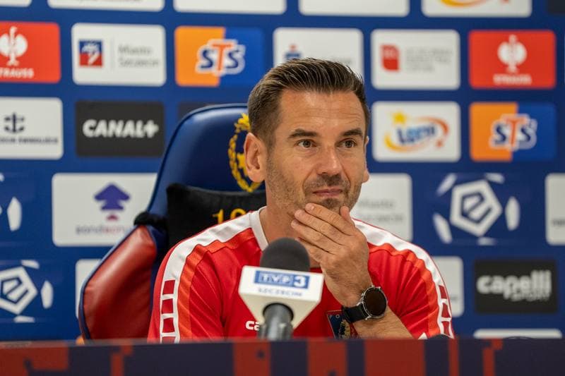 Football. Pogon Szczecin. Press Conference. 20.08.2025