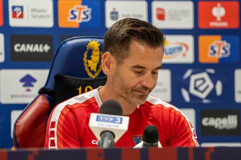 Football. Pogon Szczecin. Press Conference. 20.08.2025