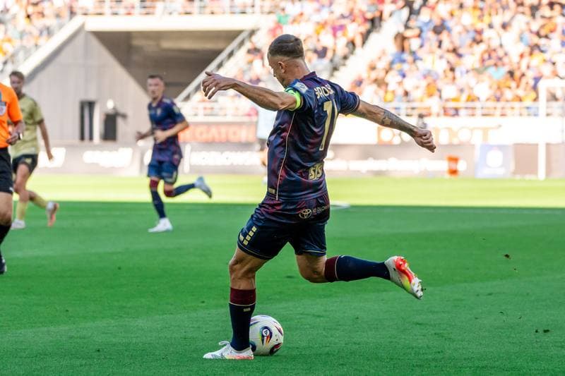 Football. PKO BP Ekstraklasa. Pogon Szczecin - Gornik Zabrze. 17.08.2025