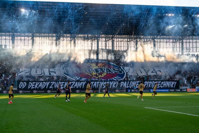 Football. PKO BP Ekstraklasa. Pogon Szczecin - Gornik Zabrze. 17.08.2025