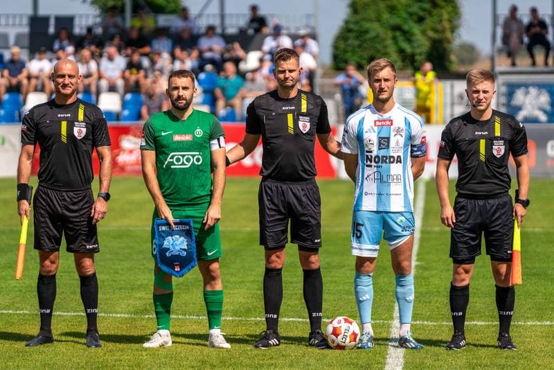 Football. Betclic 2 liga. Swit Szczecin - Warta Poznan. 10.08.2025