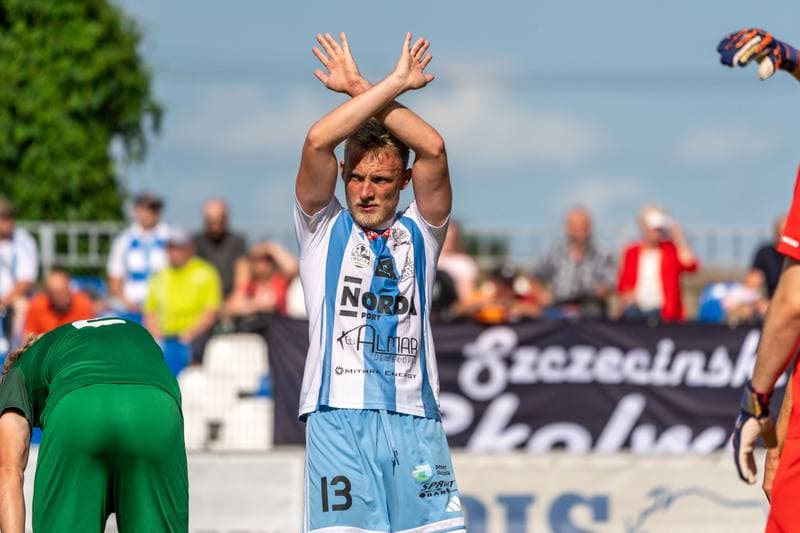 Football. Betclic 2 liga. Swit Szczecin - Warta Poznan. 10.08.2025