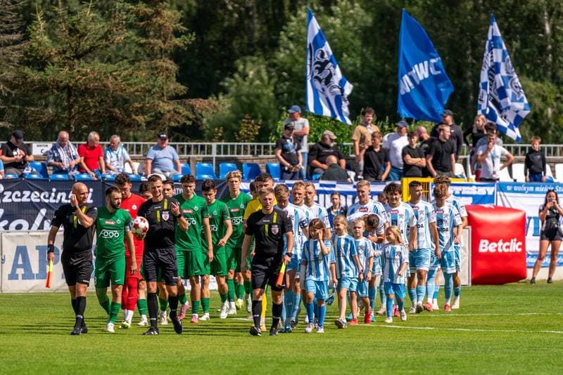 Football. Betclic 2 liga. Swit Szczecin - Warta Poznan. 10.08.2025